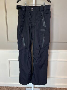Thirtytwo Men's Snowboard Recycled Pants Medium Black Cargo Pockets Utility